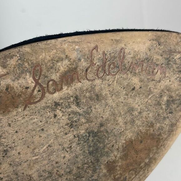 Sam Edelman Wilson Suede Ankle Boots 8.5 Black - Picture 10 of 11